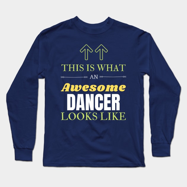 dancer Long Sleeve T-Shirt by Mdath